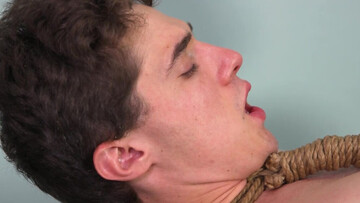 Twisted black dom tied up and tormented a submissive man