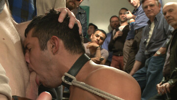 Slutty guy is going to fuck every dick here