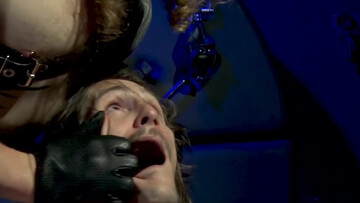 Long-haired hunk gets dominated by his hung master