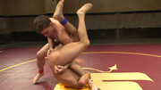Fine men skip the real wrestling to smash their dicks in each other's ass