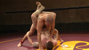 Muscular anal romance with amateur wrestlers with big dicks