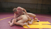 Things go rough in the ring for two wrestles that want to fuck