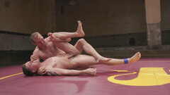 Things go rough in the ring for two wrestles that want to fuck