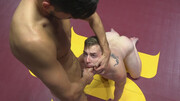 Horny guys fuck in the ass during a judo practice while sharing everything on cam