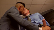 Rimming and sucking with a posh office hottie