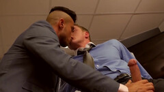 Rimming and sucking with a posh office hottie
