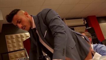 Rimming and sucking with a posh office hottie