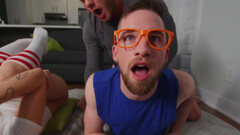 His hungry mouth is always ready for bi action