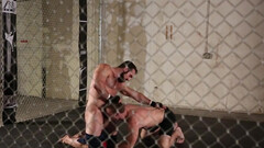 Trying to submit him after having a match in the cage