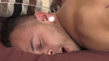 Intruder keeps a mask on while sodomizing the male slut