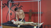 Submissive boy lets his horny master fool around with his dick