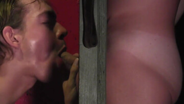 Slick dude with piercings is on his knees for a BWC