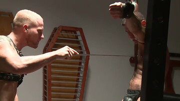 Nick Moretti in another BDSM video with Luke Riley