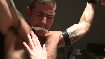 Nick Moretti in another BDSM video with Luke Riley