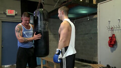 Hunky lad with a nice torso is fucked by an athlete