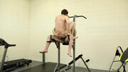 Sexy lads skip legs day for a nice fuck at the gym