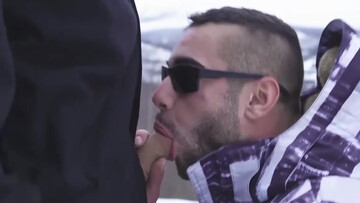 Big cock hunk tormenting that helpless asshole