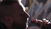 Horny boyfriends try a retired place for intimate perversions and hard blowjob