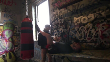 Horny boyfriends try a retired place for intimate perversions and hard blowjob