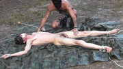 Male slave endures painful anal perversions in true BDSM game
