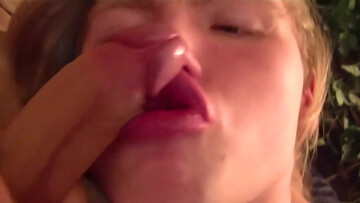 Blonde twink sucks boyfriend's dick with care and shares everything on cam