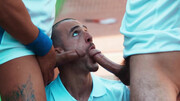 Court fuck with outdoor spit roasting... and tennis