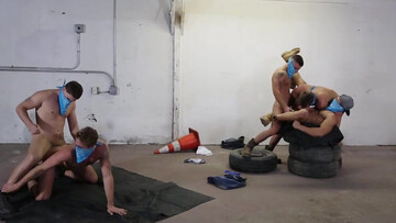 Group sex fetishes make the lads reach insanely hot orgasms