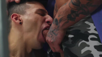 Collin Lust and Killiam Wesker: prison bitch time