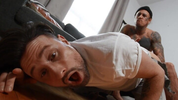 Horny guy with huge cock fits fucks his mate before tearing his ass apart