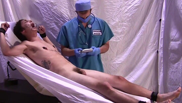 Twink lets horny male doctor check on him in deep manners
