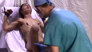 Twink lets horny male doctor check on him in deep manners