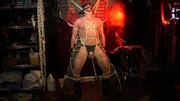 Man in ropes endures harsh treatment in dirty  BDSM kinks