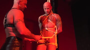 Rope bondage domination for a slutty hunk