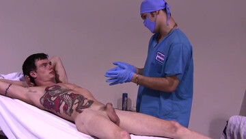 Male doctor wants to fool around with this boy's big cock