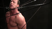 Muscular DILF endures electro bondage in serious perversions