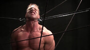 Muscular DILF endures electro bondage in serious perversions