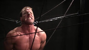 Muscular DILF provides great views in bondage fetish