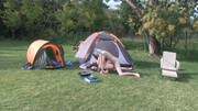 Twinks fuck in outdoor scenes during their first day of camping