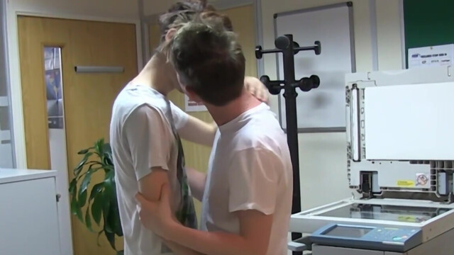 Office guys can't wait to fuck each other silly