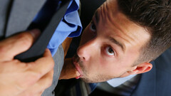 Office co-workers provide steamy anal action on the desk