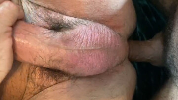 Exotic man and his black partner are fucking on the bed