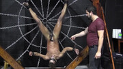 Mature male plays with his black partner in ruthless maledom scenes
