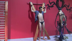 Twink feels aroused and eager to try his sexual punishment