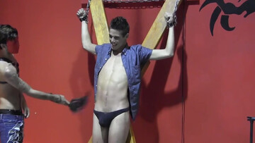 Twink feels aroused and eager to try his sexual punishment