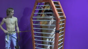 Caged BDSM kinks with Kayden Winters and Thomas White
