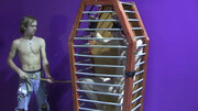 Caged BDSM kinks with Kayden Winters and Thomas White