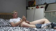 Liam Alexander tapes himself jerking off in a slutty homemade solo