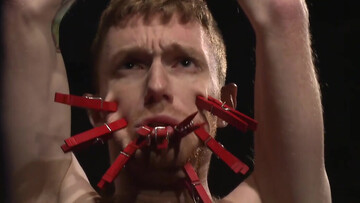 Bad Dragon booty punishment for a slutty ginger