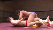 Jett Jax faces JJ Knight in a wrestling fetish video