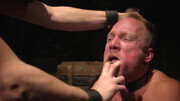 BDSM with leather and endless fucking torment